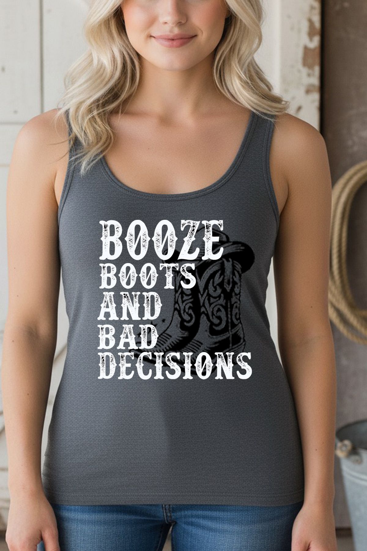 booze boots tank